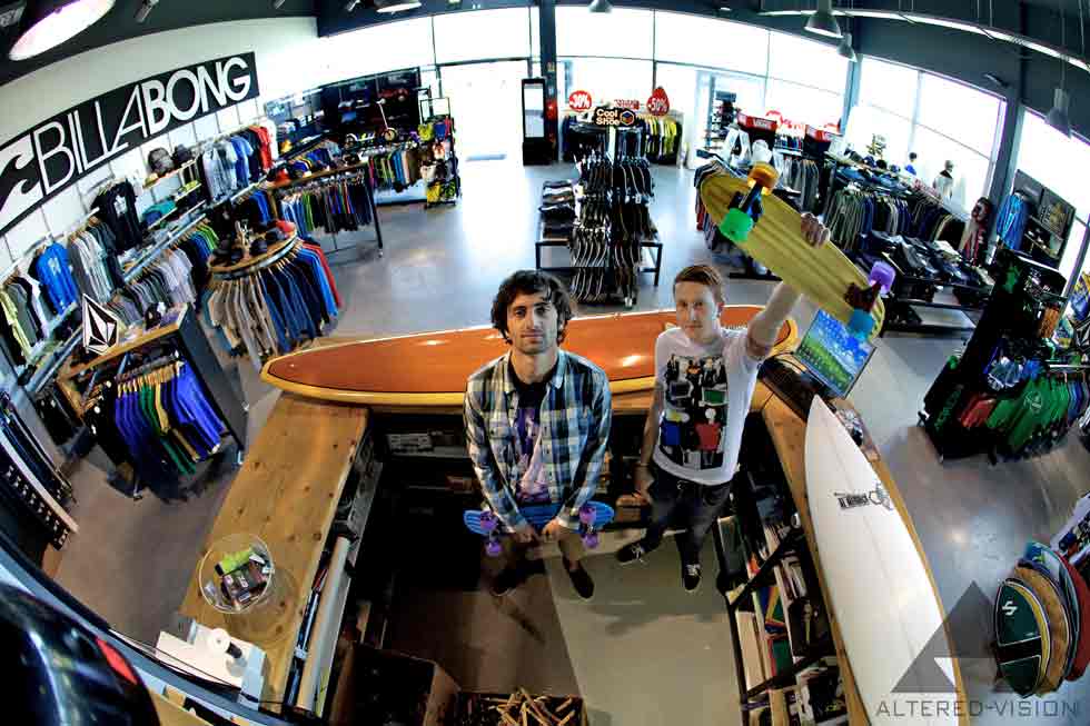 Équipe et espace vente Evasion Proshop à Lorient